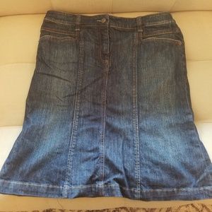 NY & Co Denim Skirt